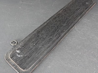 Oosterse paarlemoer voorstelling op laqué plank - afbeelding 5 van  5