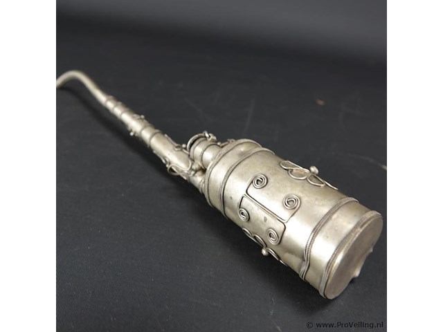 Oosterse tinnen opiumpijp - afbeelding 4 van  5