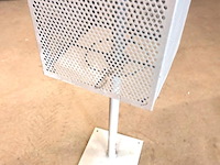 Op lagers draaiende metalen winkel display - afbeelding 3 van  5