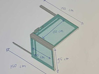 Opacmare 2534 opening companionway | flybridge hatch - 2534.10.00 - afbeelding 5 van  5