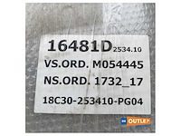 Opacmare 2534 opening companionway | flybridge hatch - 2534.10.00 - afbeelding 5 van  7