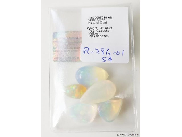 Opal 42.84ct gra certified - afbeelding 2 van  3
