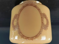 Opaline glazen lampenkap uit ca. 1940 - afbeelding 2 van  5