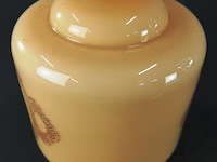 Opaline glazen lampenkap uit ca. 1940 - afbeelding 3 van  5
