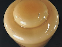 Opaline glazen lampenkap uit ca. 1940 - afbeelding 4 van  5