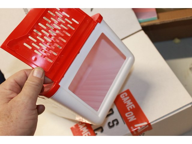 Opbergbak rood wit 1x - afbeelding 3 van  5