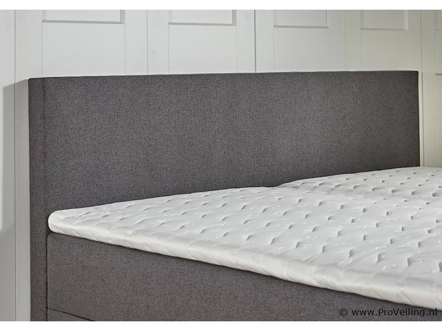Opbergboxspring serie bologna, afmeting 160 x 200, antraciet - afbeelding 3 van  8