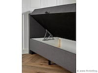 Opbergboxspring serie bologna, afmeting 160 x 200, antraciet - afbeelding 5 van  8