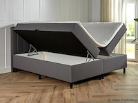 Opbergboxspring serie lausanne, afmeting 140 x 200, antraciet - afbeelding 5 van  9