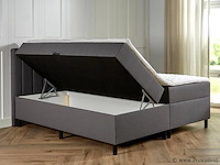 Opbergboxspring serie lausanne, afmeting 160 x 200, antraciet - afbeelding 7 van  9