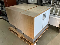 Opbergkast/ kantoorkast (3x) - afbeelding 1 van  5