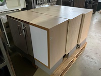 Opbergkast/ kantoorkast (3x) - afbeelding 2 van  5