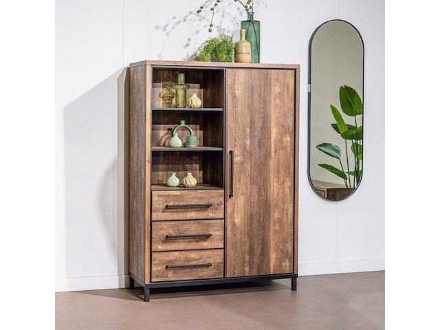 Opbergkast vasto, maxfurn, lamulux, espresso - afbeelding 1 van  1