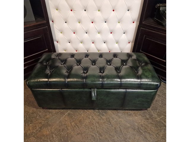Opbergkist chesterfield, osborne, groen - afbeelding 3 van  8