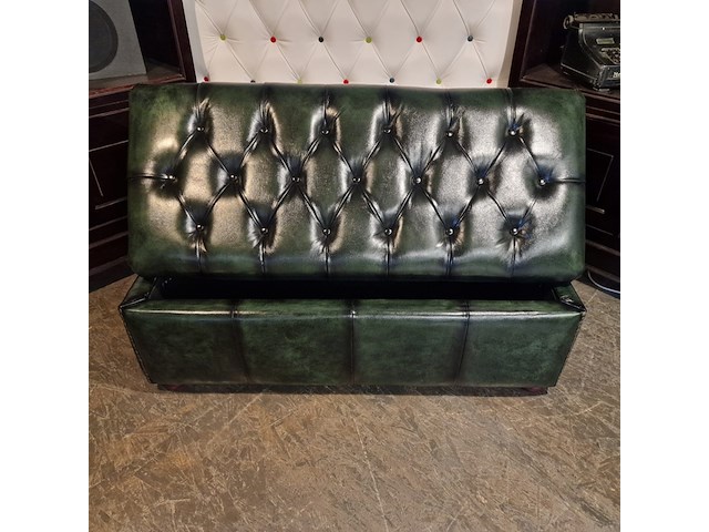 Opbergkist chesterfield, osborne, groen - afbeelding 8 van  8