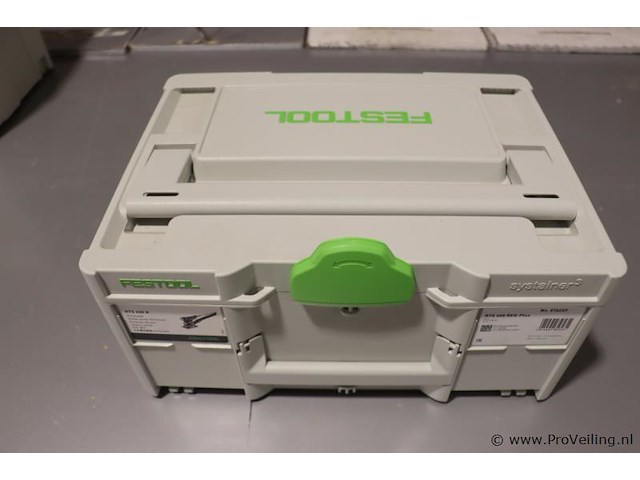 Opbergkoffer incl. accessoires t.b.v. festool rts vlakschuurmachine 400 req - afbeelding 4 van  4
