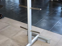 Opbergrek voor halterschijven/plate tree - 70x60x125cm - afbeelding 1 van  3