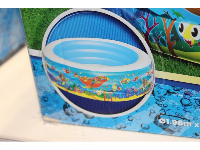 Opblaasbaar speelbad bestway, doorsnede 196cm. hoogte 53 cm. - afbeelding 2 van  2
