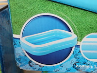 Opblaasbaar zwembad bestway blauw rechthoekig, 262 cm x 175 cm x 51cm. - afbeelding 2 van  2