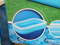 Opblaasbaar zwembad bestway blauw rechthoekig, 262 cm x 175 cm x 51cm. - afbeelding 2 van  2