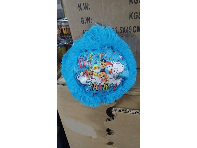 Opblaasbare bal paw patrol blauw 1x in kr 2 - afbeelding 2 van  3