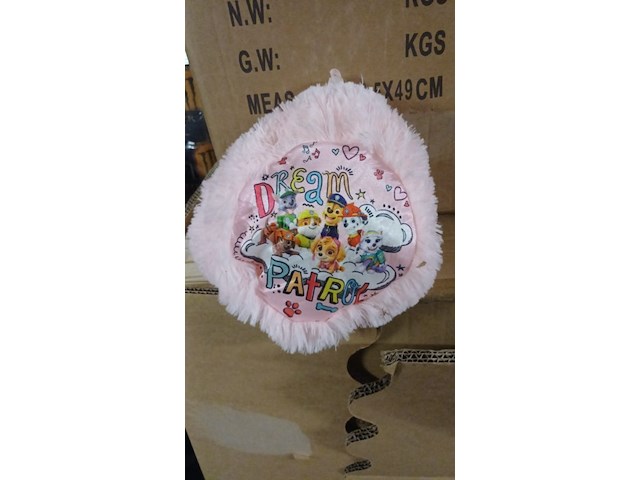 Opblaasbare bal paw patrol rose 1x in kr 2 - afbeelding 2 van  3