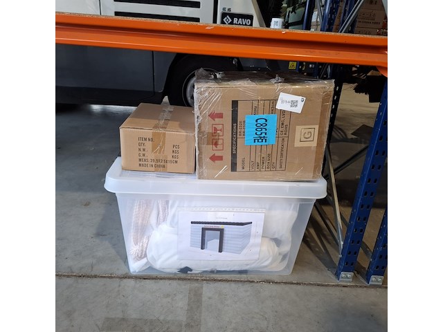 Opblaasbare tent, wit / zwart - afbeelding 2 van  2