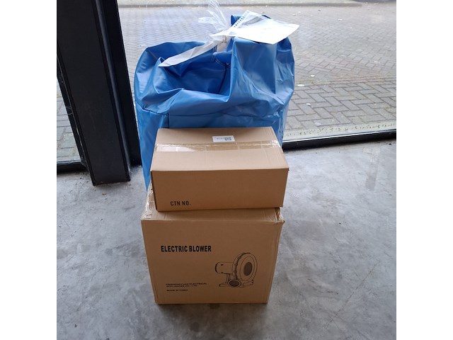 Opblaasbare tent, zwart - afbeelding 2 van  3