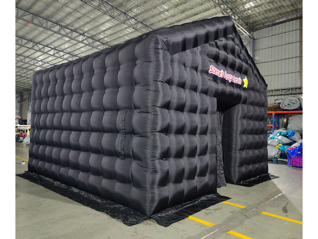 Opblaasbare tent, zwart - afbeelding 1 van  3