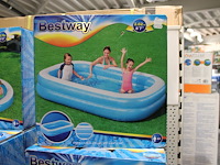 Opblaaszwembad bestway, afm. 262 cm x 175 cm x 51 cm. - afbeelding 1 van  2