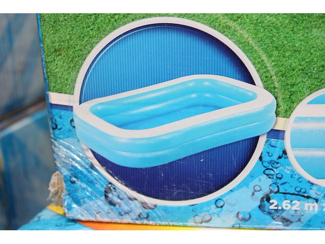 Opblaaszwembad bestway, afm. 262 cm x 175 cm x 51 cm. - afbeelding 2 van  2