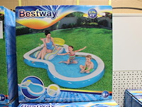 Opblaaszwembad bestway staycation met ingebouwde loungestoel, afm. 279 cm x 234 cm x 48 cm. - afbeelding 1 van  2