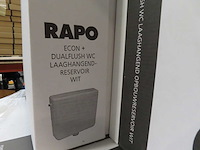 Opbouwspoelreservoir rapotec dual flush wit (60x) - afbeelding 3 van  4