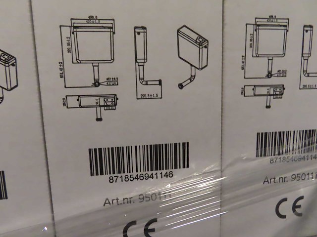Opbouwspoelreservoir rapotec dual flush wit (60x) - afbeelding 4 van  4