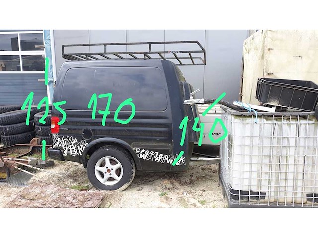 Opel - combo - halve - aanhangwagen - afbeelding 1 van  1