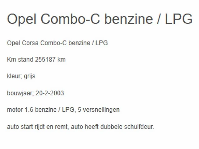 Opel - tour benzine/lpg - 1.6 comfort - 82-ll-kl - afbeelding 8 van  17
