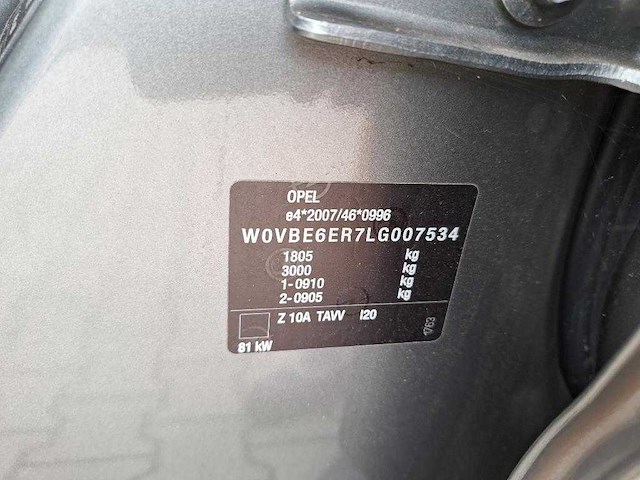 Opel astra 1.2 edition , ; h-248-tt - afbeelding 11 van  19