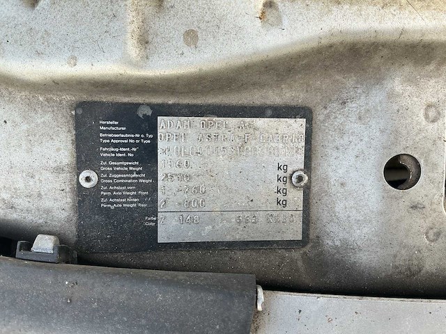 Opel astra cabriolet sb-nt-67 - afbeelding 6 van  21