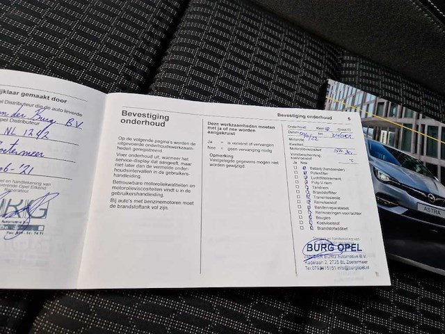 Opel astra sports tourer 1.2 business elegance; l-901-lp - afbeelding 9 van  19