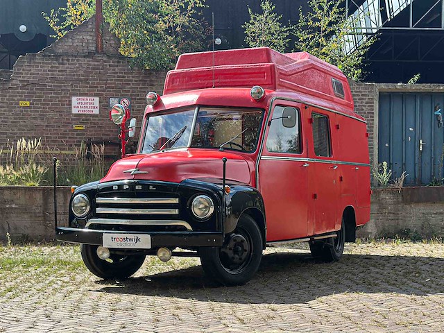Opel blitz 1.75 t be bolkop 2,5 l55-09590l camper (brandweerwagen) 1955, 61-tb-40 - afbeelding 1 van  79