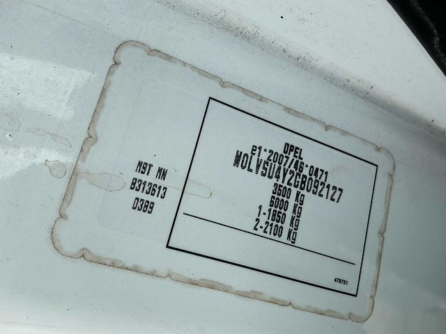 Opel movano 2.3 cdti l3 bedrijfswagen - afbeelding 20 van  43