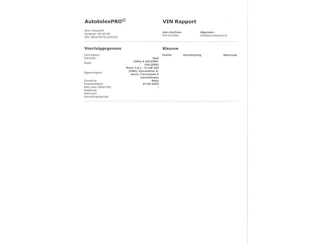 Opel zafira 2.2 16v elegance 2001 automaat, 96-hd-ph - afbeelding 20 van  26