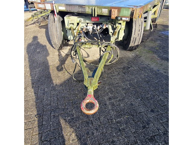 Open aanhangwagen 20ft, gs meppel, legergroen - afbeelding 2 van  34