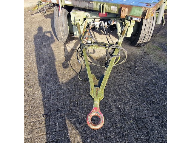 Open aanhangwagen 20ft, gs meppel, legergroen - afbeelding 3 van  34