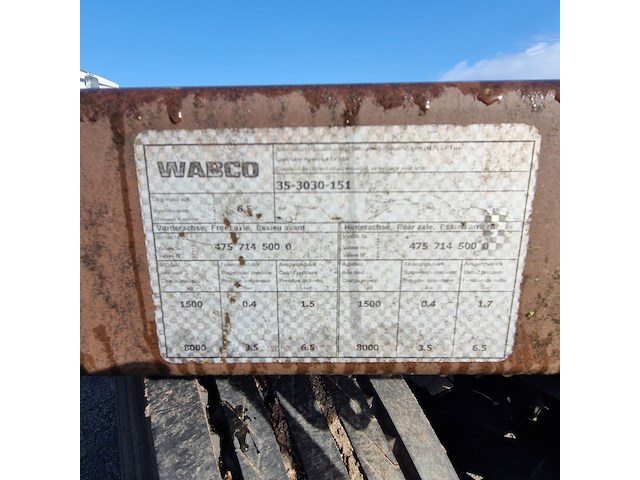 Open aanhangwagen 20ft, gs meppel, legergroen - afbeelding 6 van  34