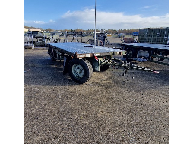 Open aanhangwagen 20ft, gs meppel, legergroen - afbeelding 1 van  34