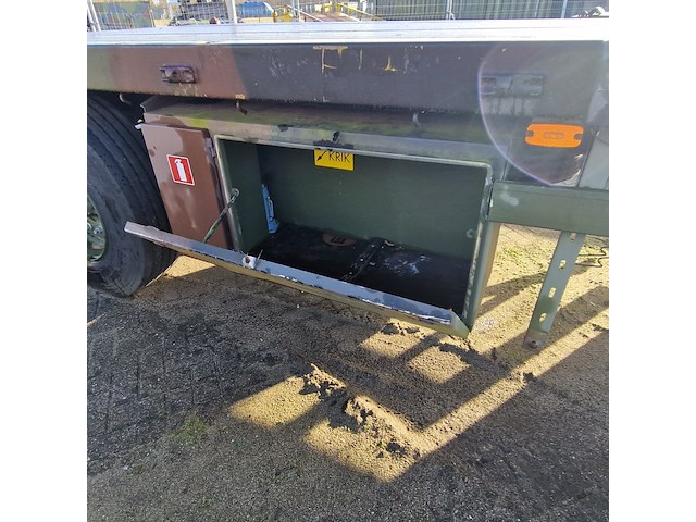 Open aanhangwagen 20ft, gs meppel, legergroen - afbeelding 13 van  34
