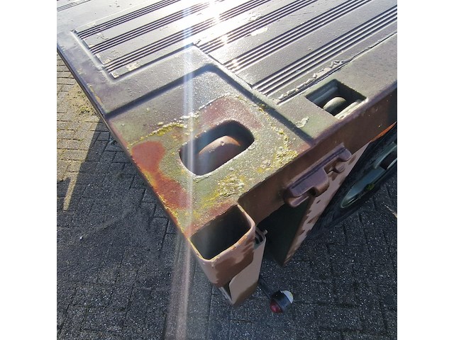 Open aanhangwagen 20ft, gs meppel, legergroen - afbeelding 17 van  34