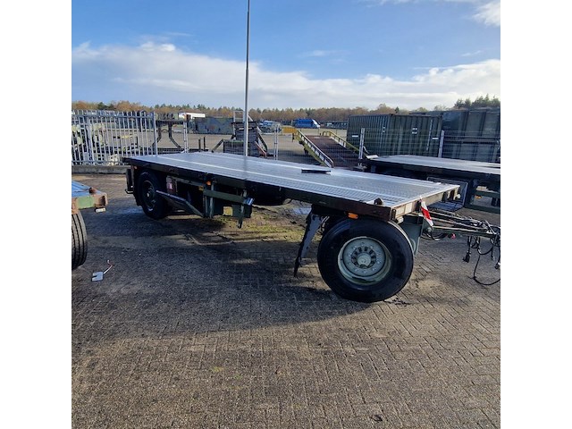 Open aanhangwagen 20ft, gs meppel, legergroen - afbeelding 12 van  34