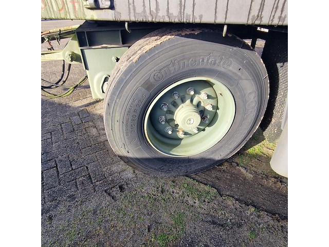 Open aanhangwagen 20ft, gs meppel, legergroen - afbeelding 24 van  34